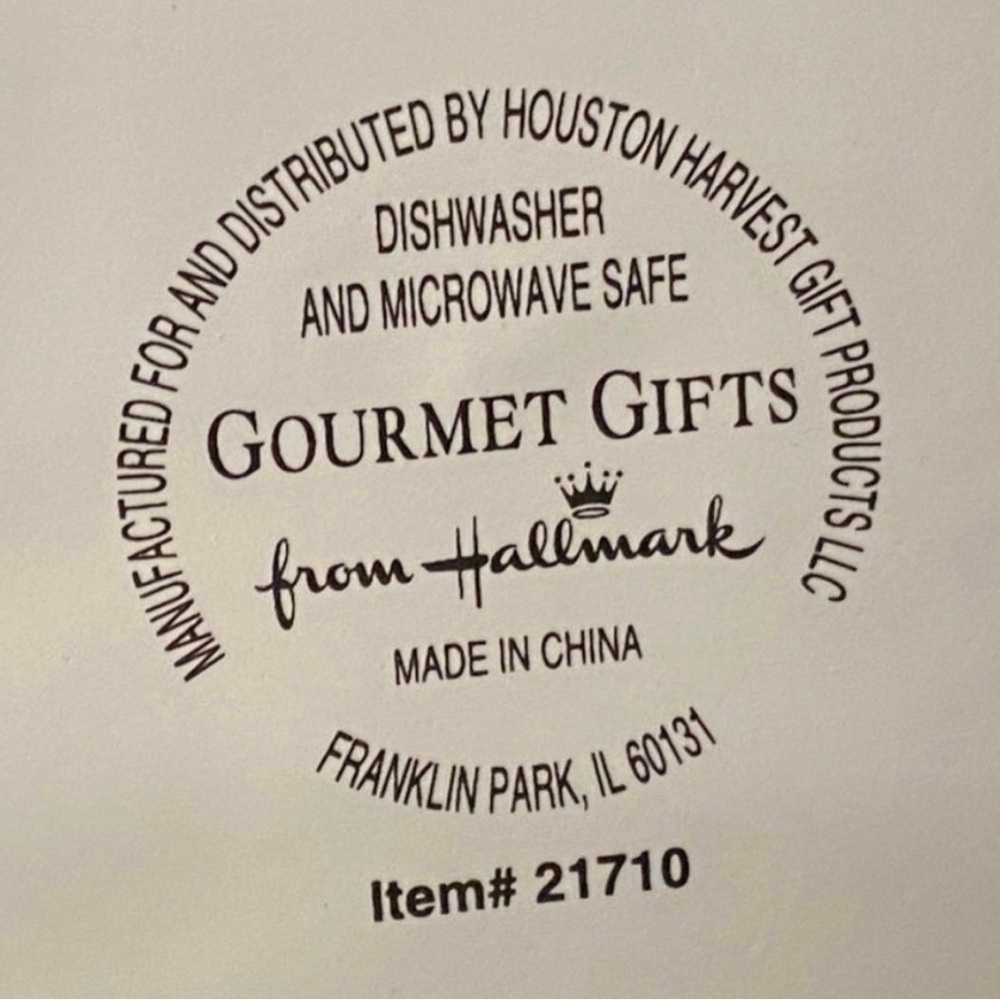 Hallmark Ceramic Angel Jar • Gourmet Gifts #21710 • Vintage Christmas Canister - Picture 3 of 4